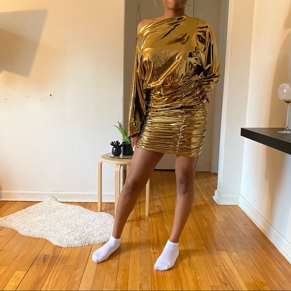 Wanting More Ruched Mini Dress - Picture 4 of 4